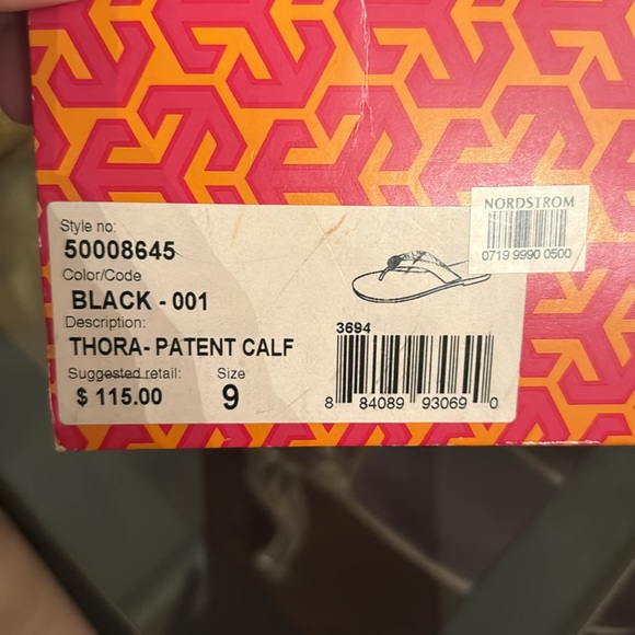 Tory Burch Thora black Patent Calf - Picture 2 of 2